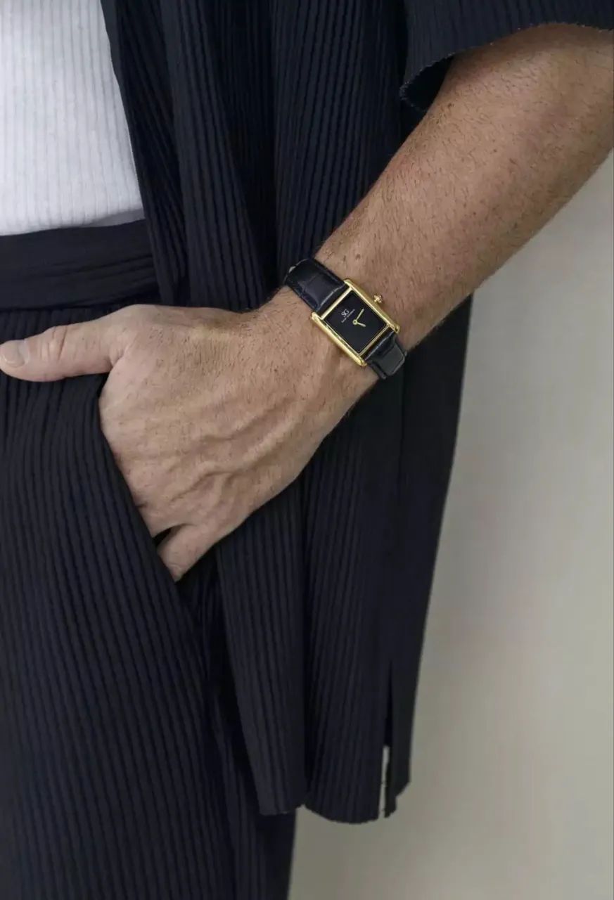 Relógio Saint Germain Croco dourado - Foto 4