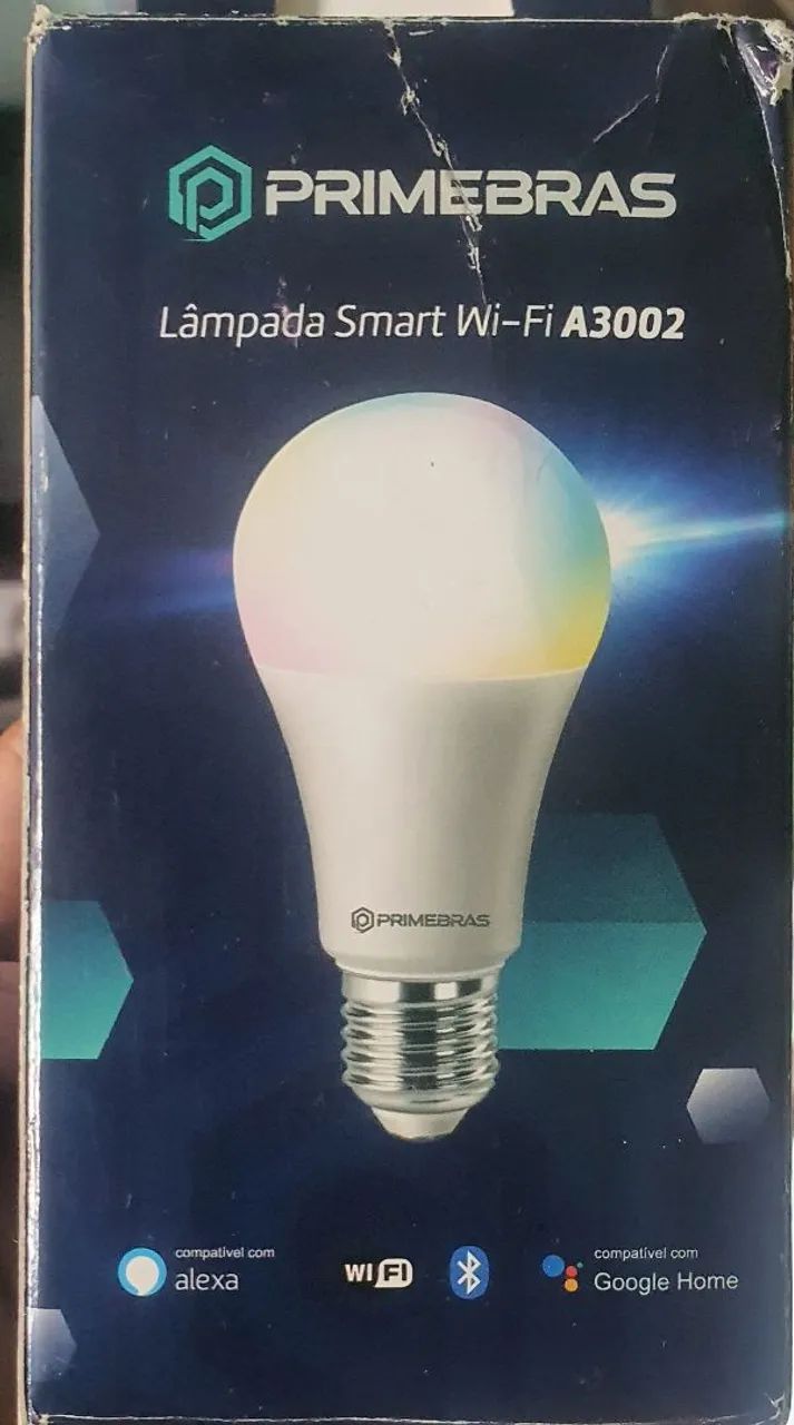 Lâmpada Inteligente Wi-Fi Alexa
