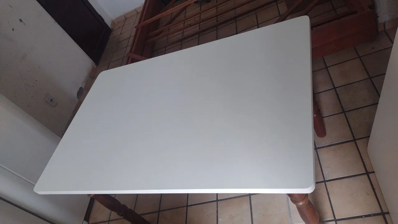 Mesa de madeira 125x80 - Foto 4