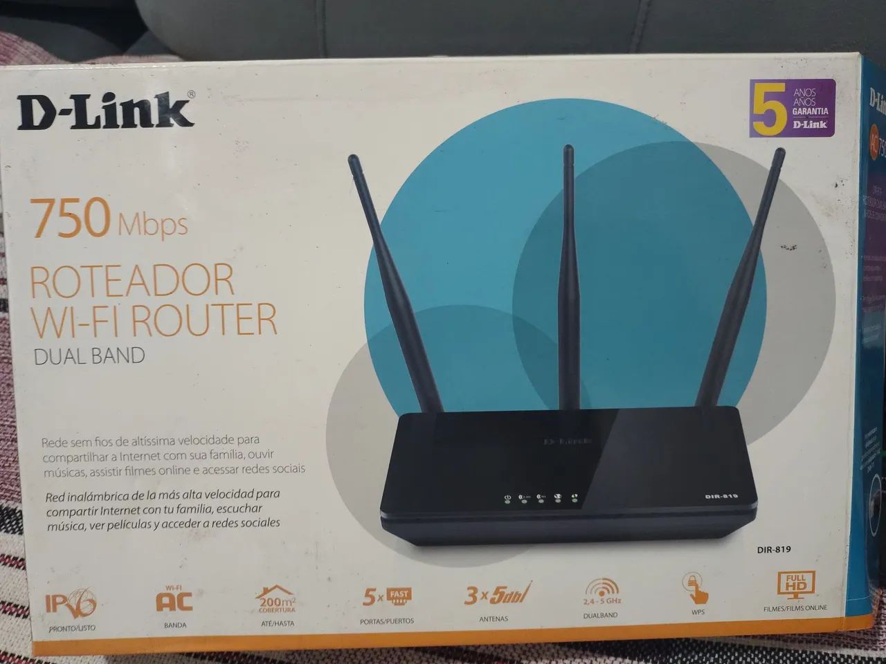 D-Link DIR-819 AC750 Dual Band - Foto 2
