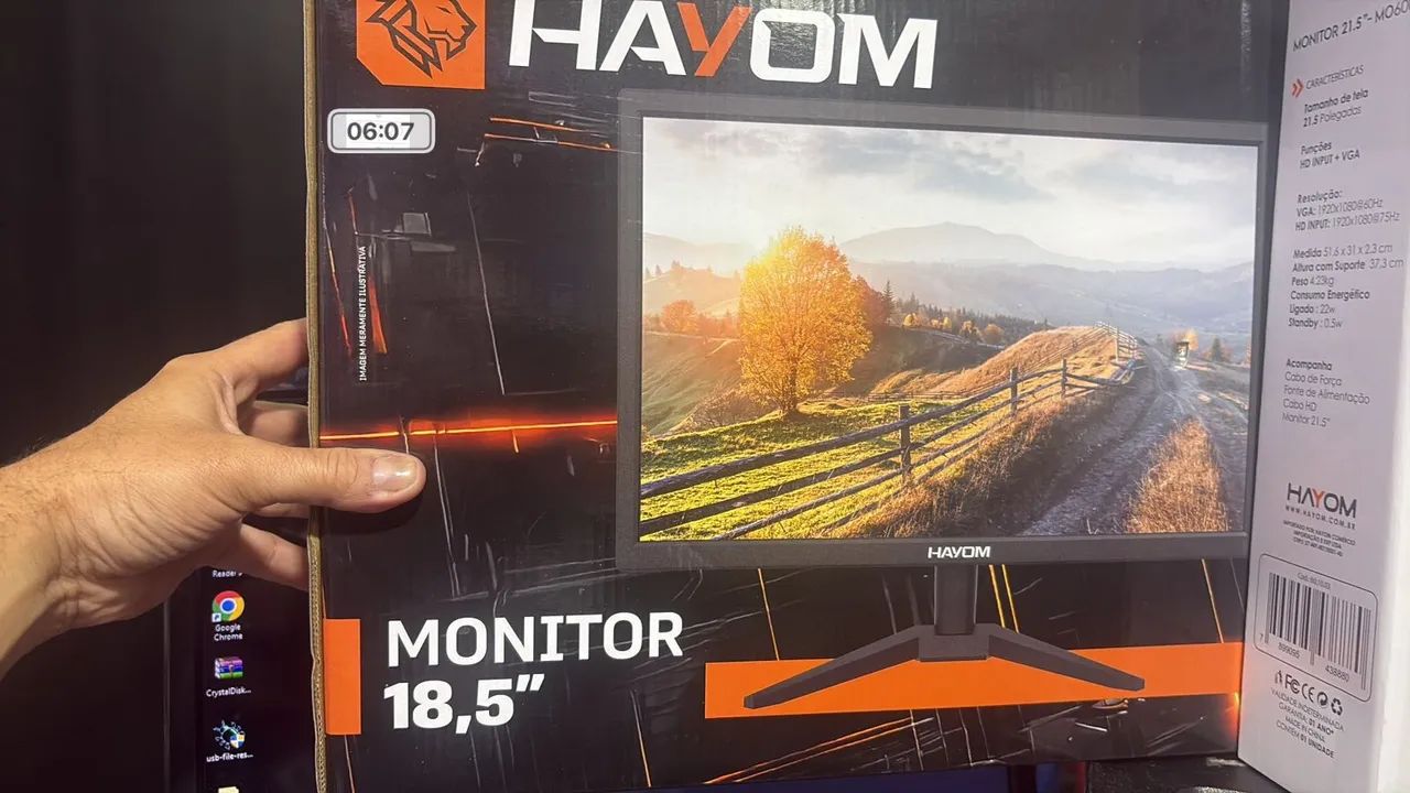 Monitor 18.5 Novo 