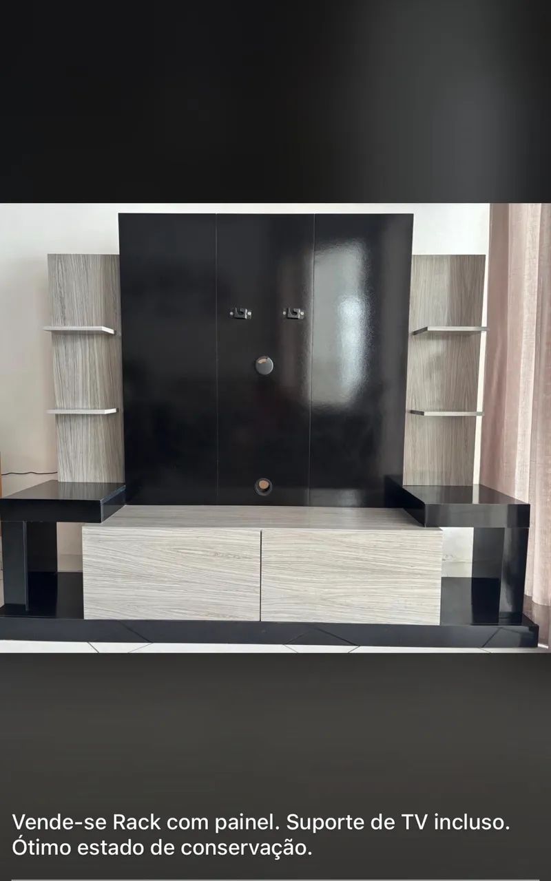 Rack com painel 