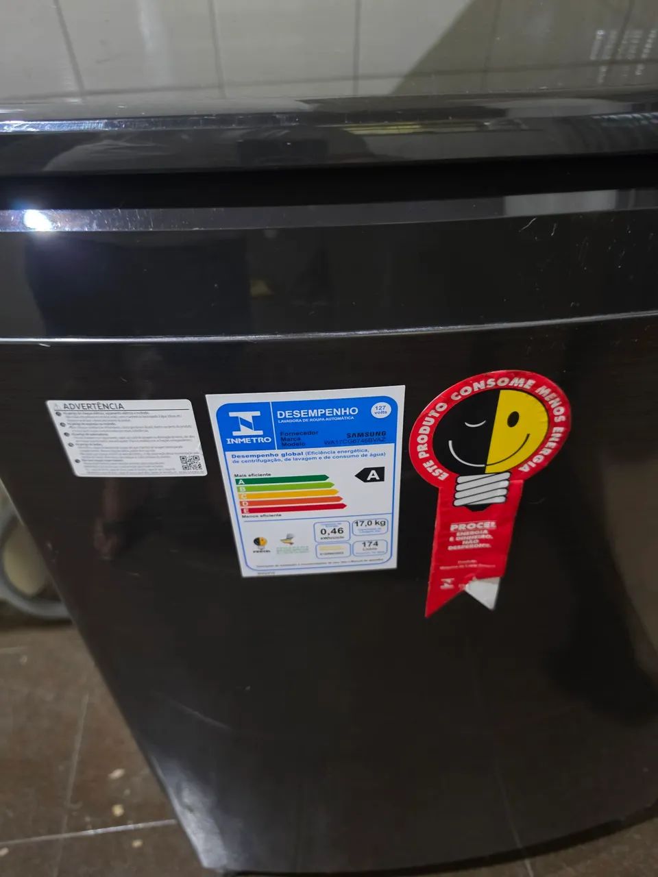 Lava roupas samsung 17 KG black - Foto 5