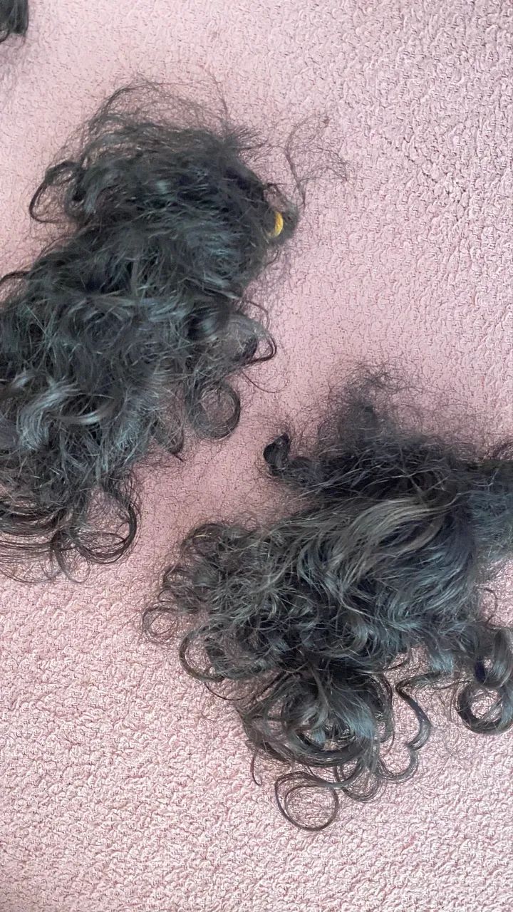 Cabelo humano cacheado preto - Foto 2