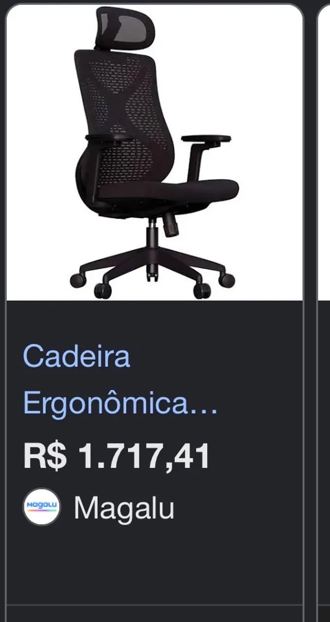 Cadeira Ergonômica Elements Aiven. ORIGINAL, NOVA E NA EMBALAGEM - Foto 2