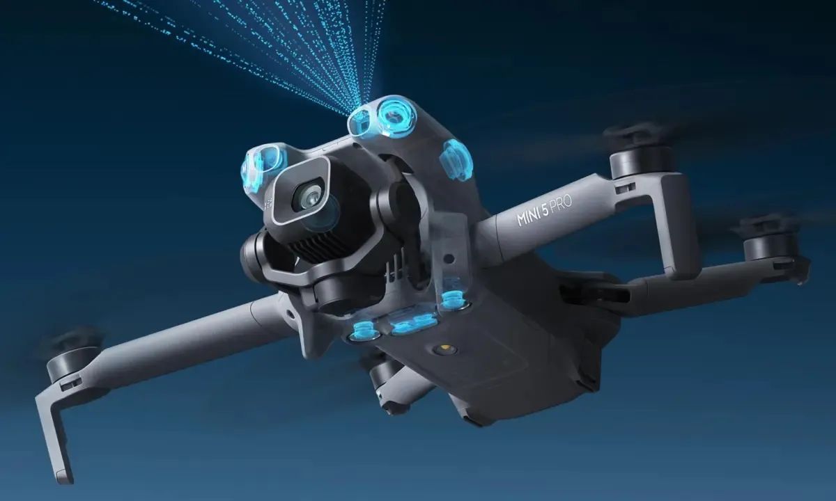 Drone DJI Mini 5 PRO com controle e bateria reserva - Muito novo!  - Foto 5