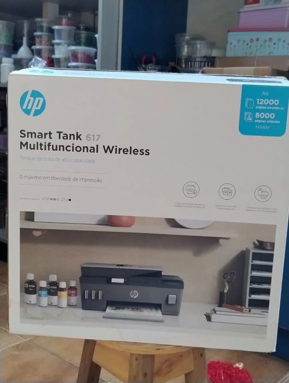 COM PROBLEMA X Smart Tank 617 multifuncional Wireless<br>COM PROBLEMA PRECISA VERIFICAR.