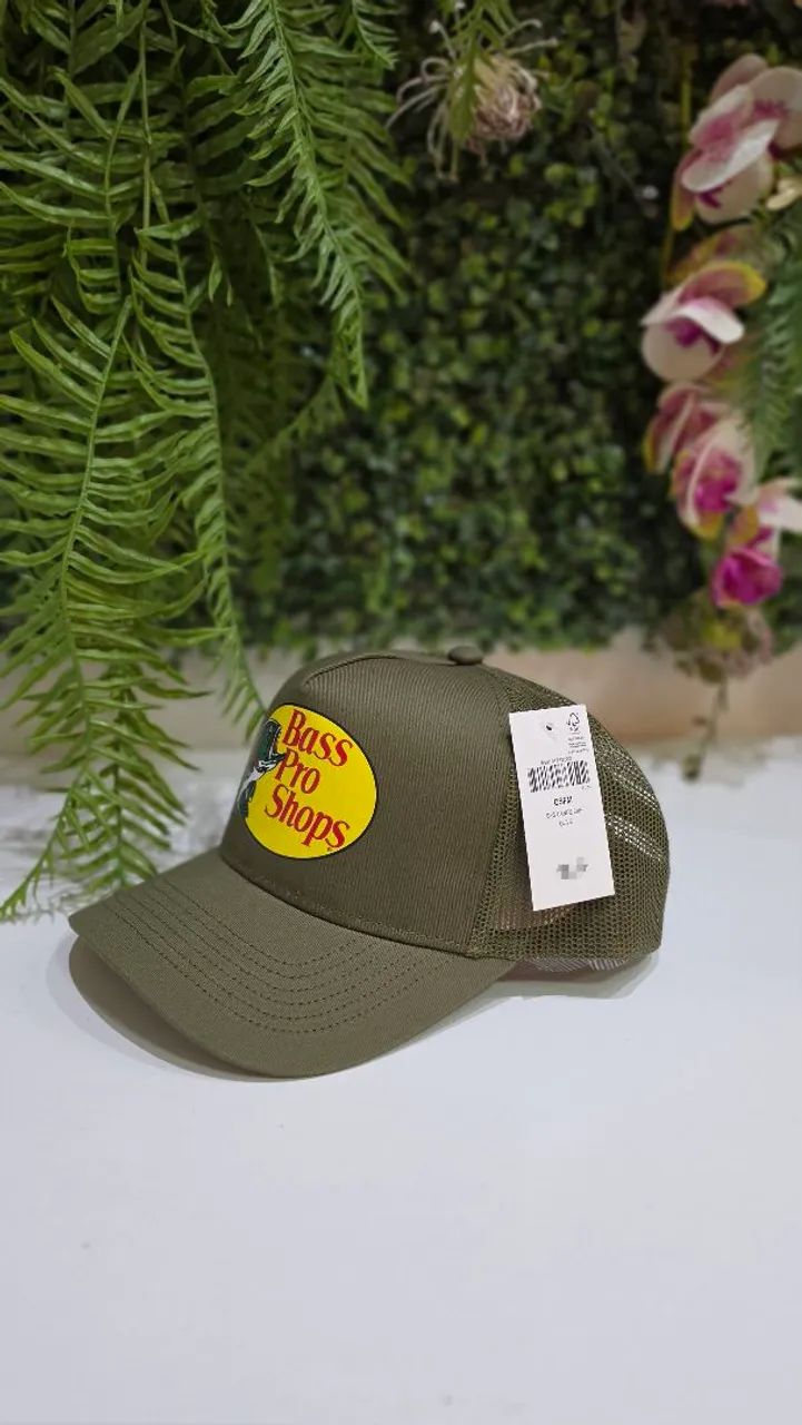 BONÉ BASS PRO SHOPS VERDE OLIVA - NOVO - ORIGINAL - Foto 2