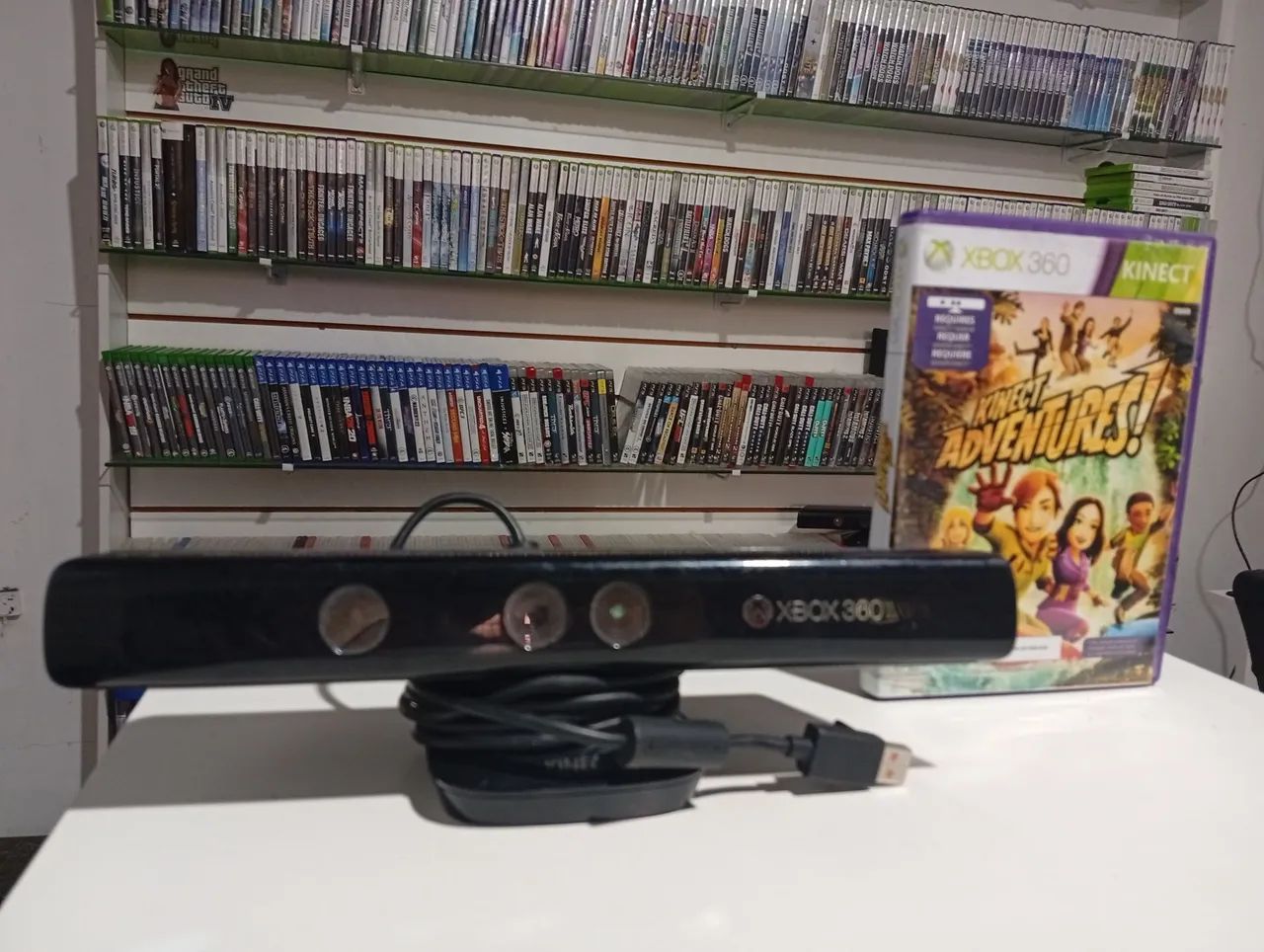 Kinect para Xbox 360 com jogo Kinect adventures original 