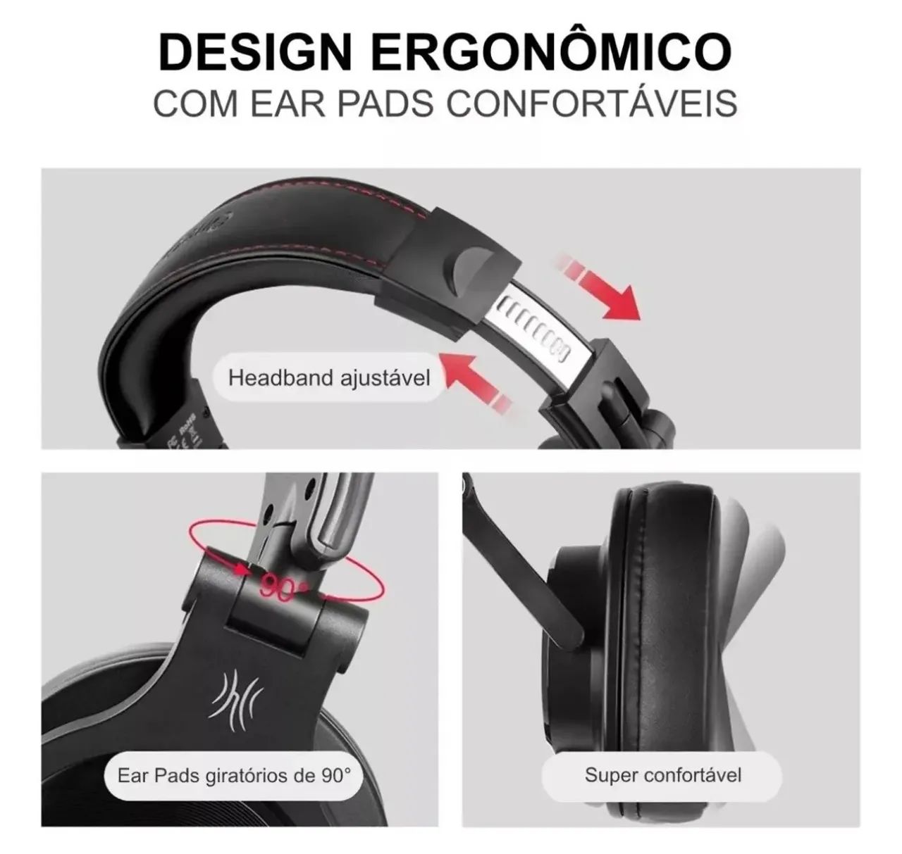 Fone OneOdio Fusion A71M ? Headphone com Microfone - Foto 5