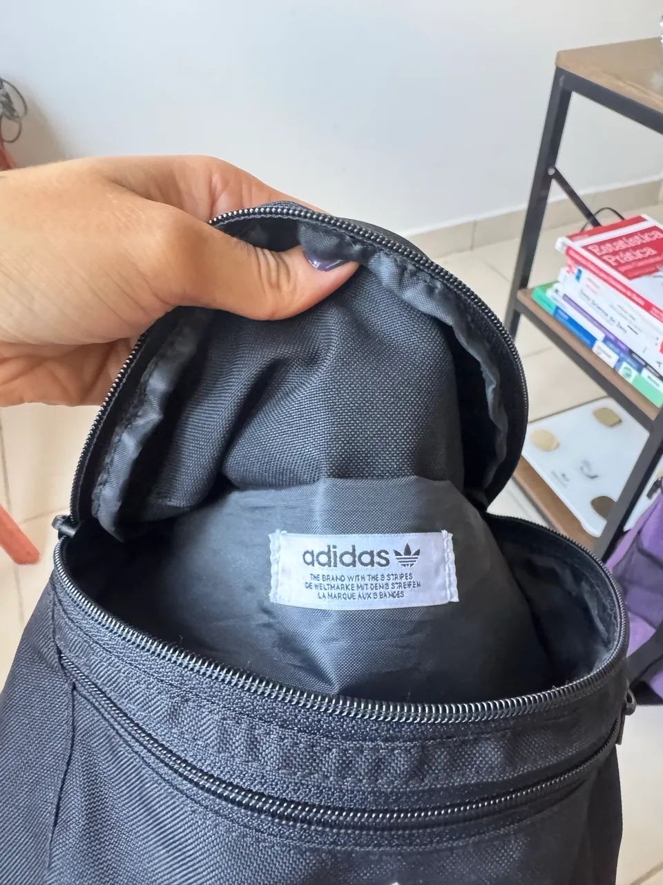 Pochete Adidas Original Preta - Foto 2