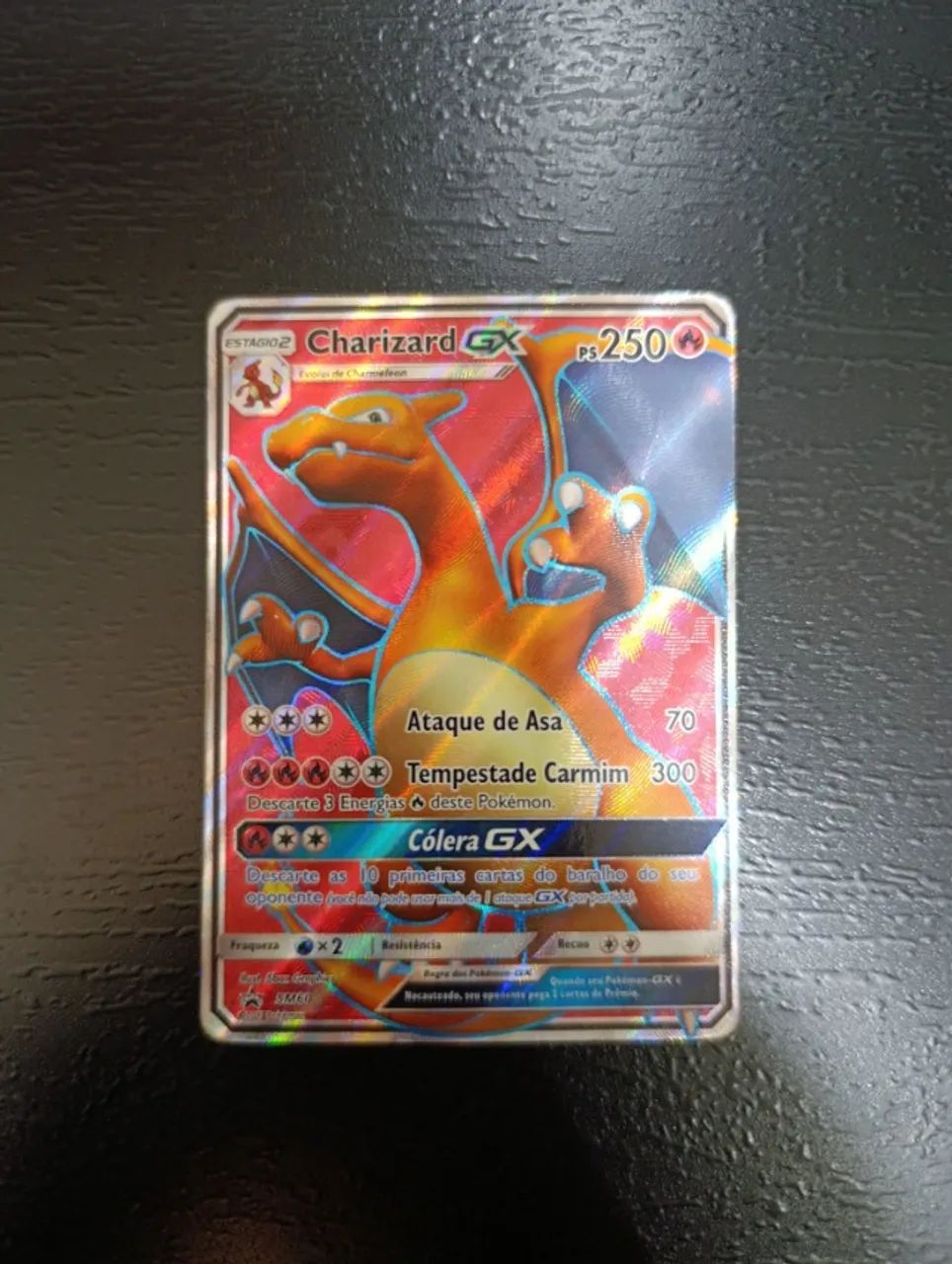 Carta pokemon Charizard GX 
