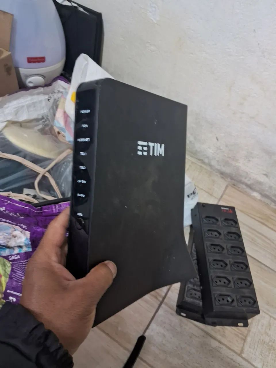 Roteador tim, sem fonte
