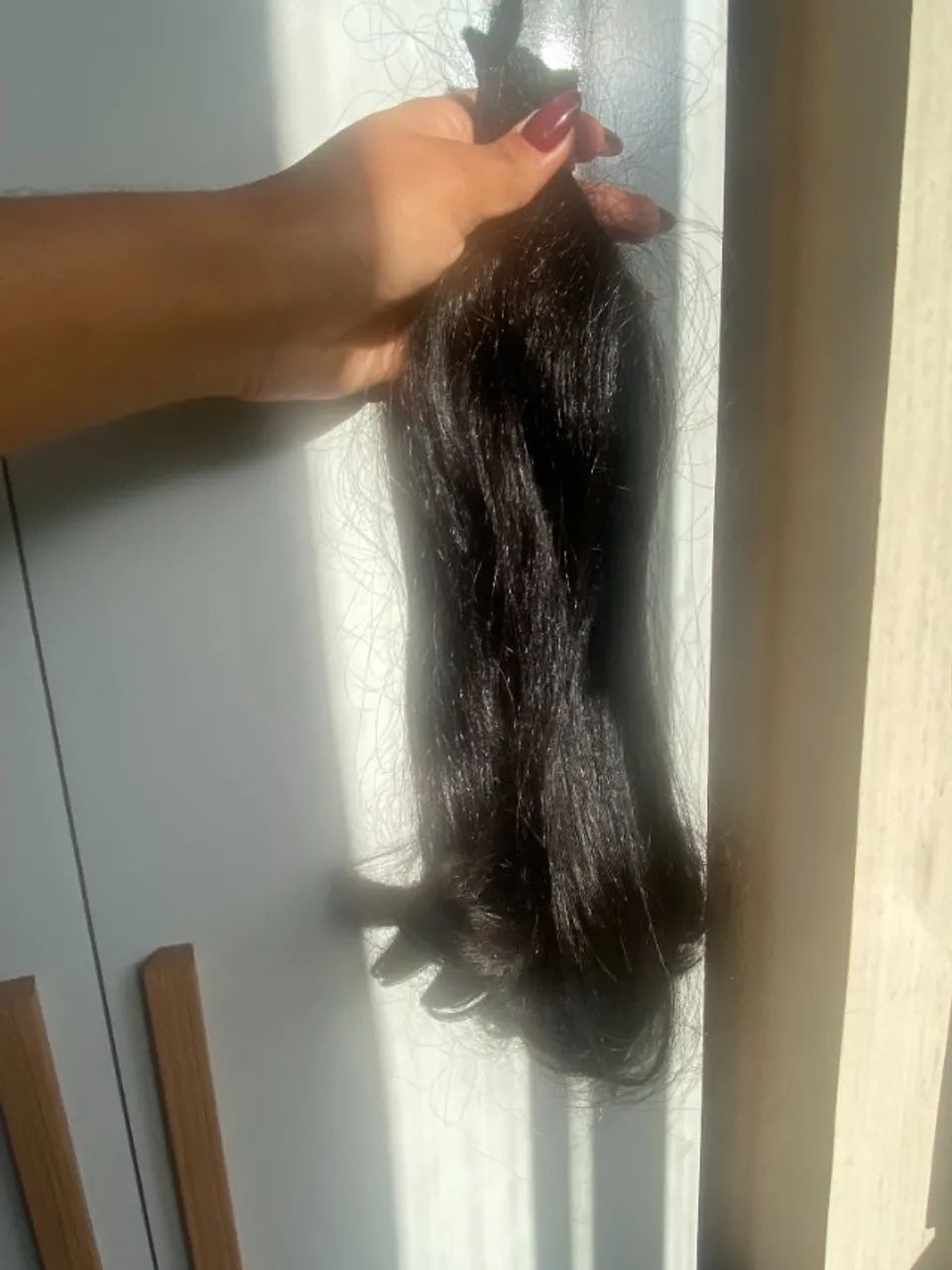 Cabelo humano para confecção de mega