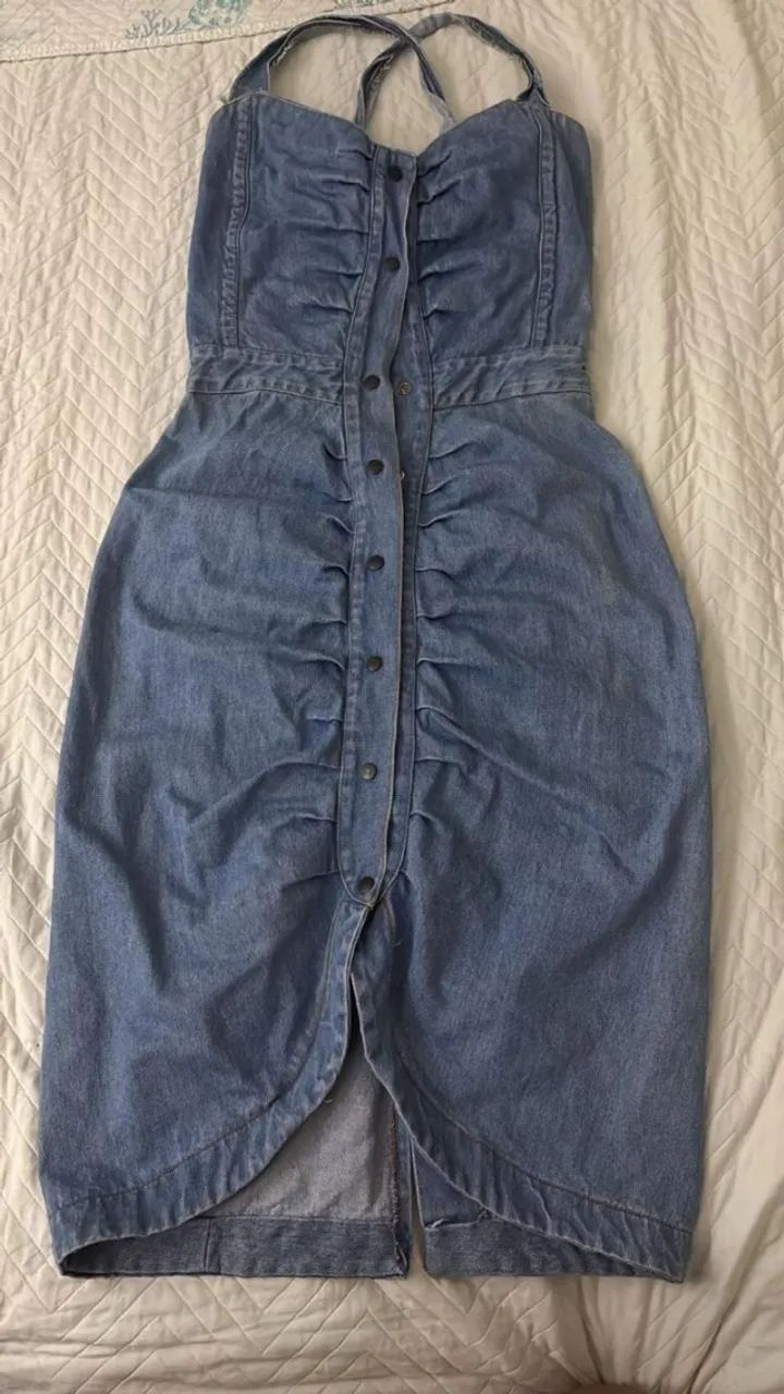 Saia e Vestido Jeans - Foto 2