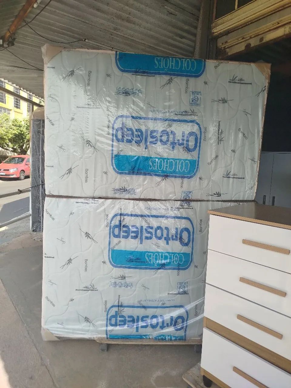 Cama casal box unibox 10 cm