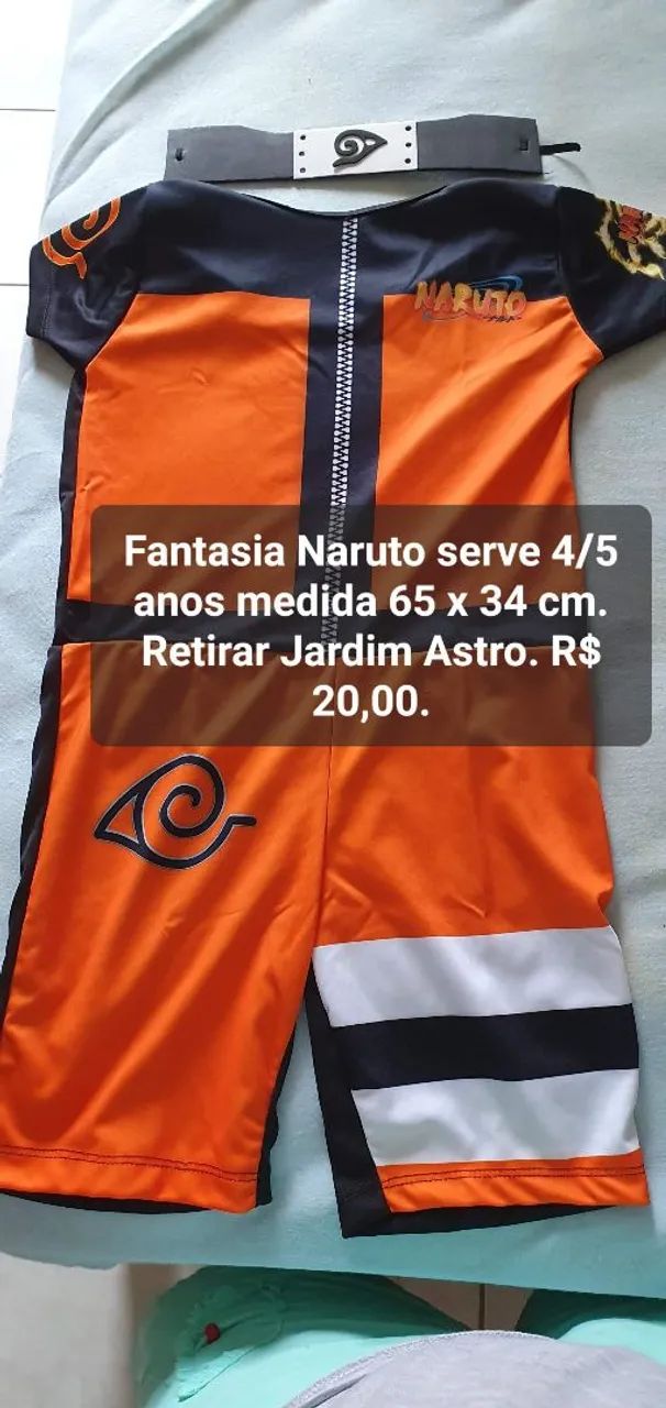Fantasia Naruto 4/5 anos