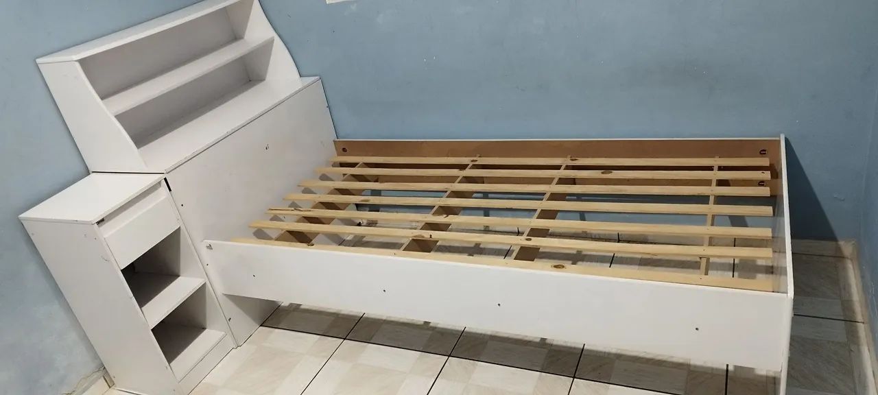 Cama de solteiro com gabinete  - Foto 2