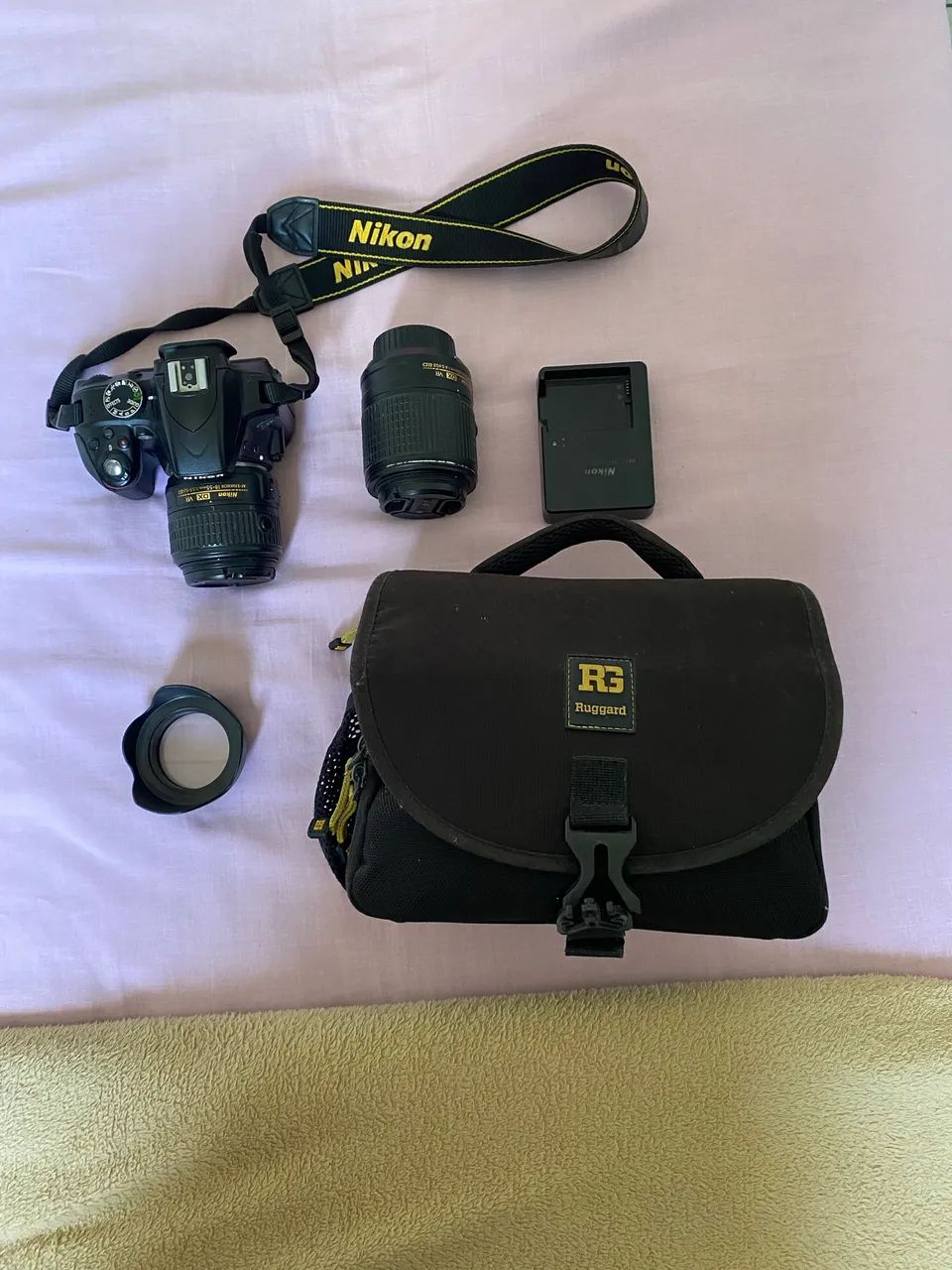 Câmera nikon D3300 semi nova  - Foto 2