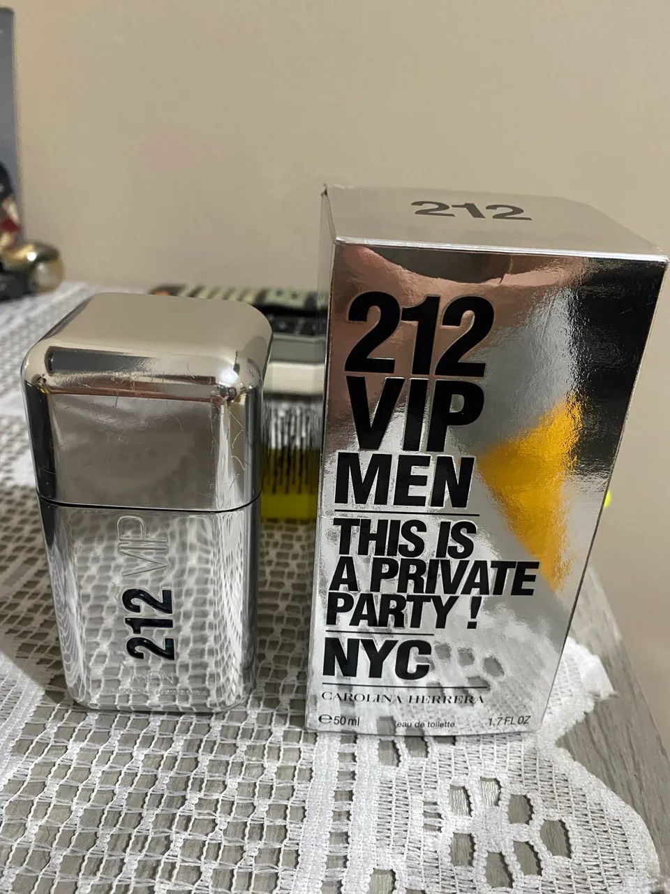 Frasco do perfume 212 VIP