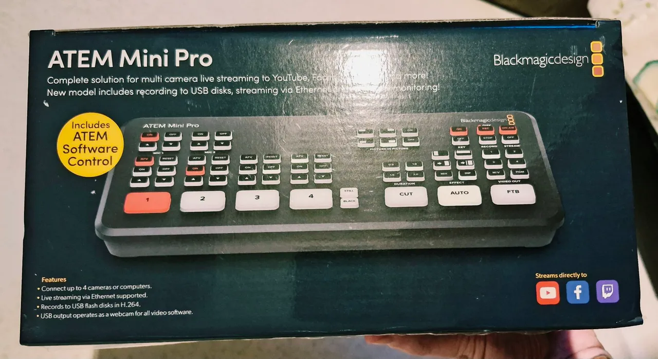 ATÉM MINI PRO NOVO NA CAIXA - Periféricos e Acessórios de
