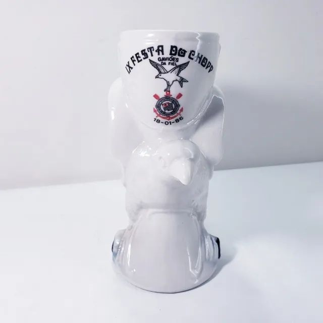 Vintage Mug from the 9th Draft Beer Festival of Gaviões da Fiel Corinthians, 1986