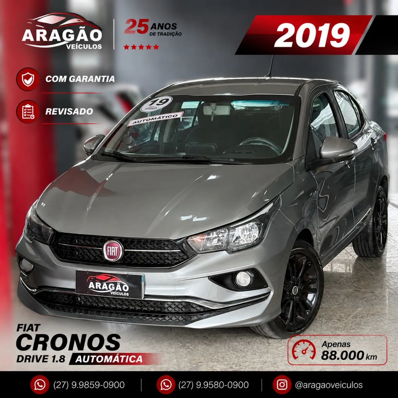 Fiat Cronos Drive 1.8 16V Flex AUT 2019