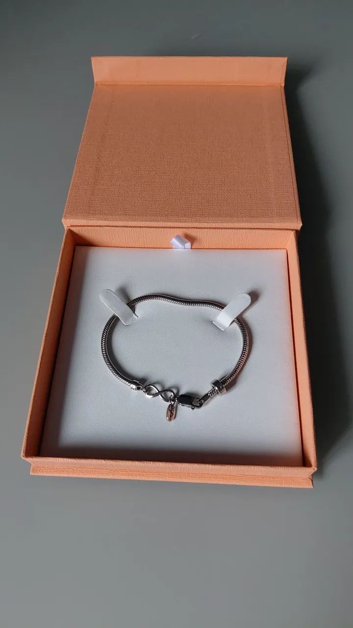 Pulseira Vivara de prata 21 centímetros 
