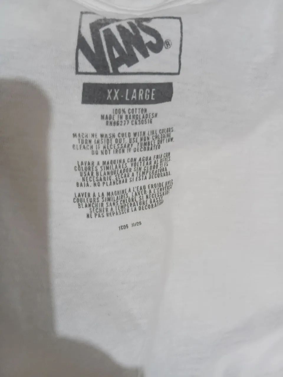 Camiseta VANS ORIGINAL BRANCA. - Foto 2