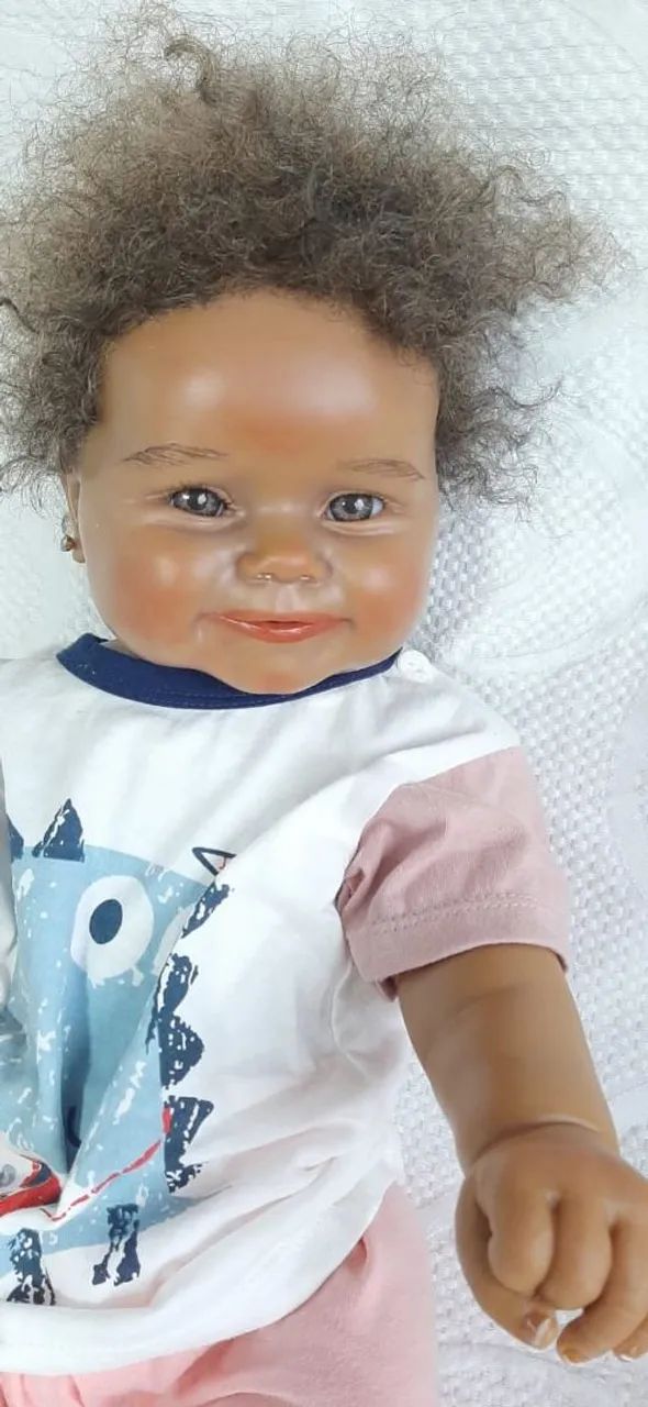 Bebê reborn Maddie afro - Foto 2