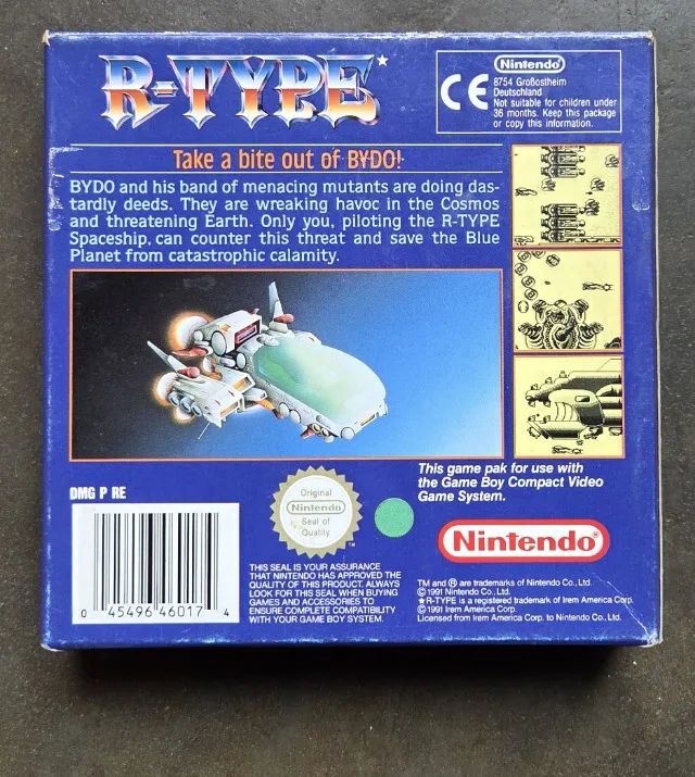R-Type Game Boy com Caixa e Manual Original - CIB - Foto 2
