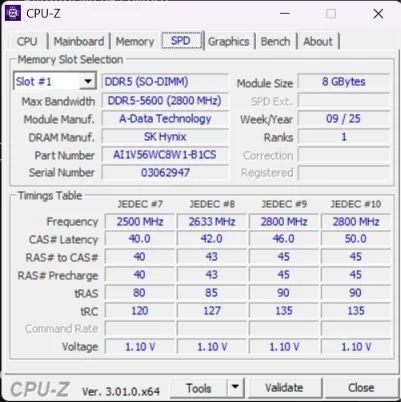 RAM ADATA DDR5 4800 Notebook 8gb - Foto 5