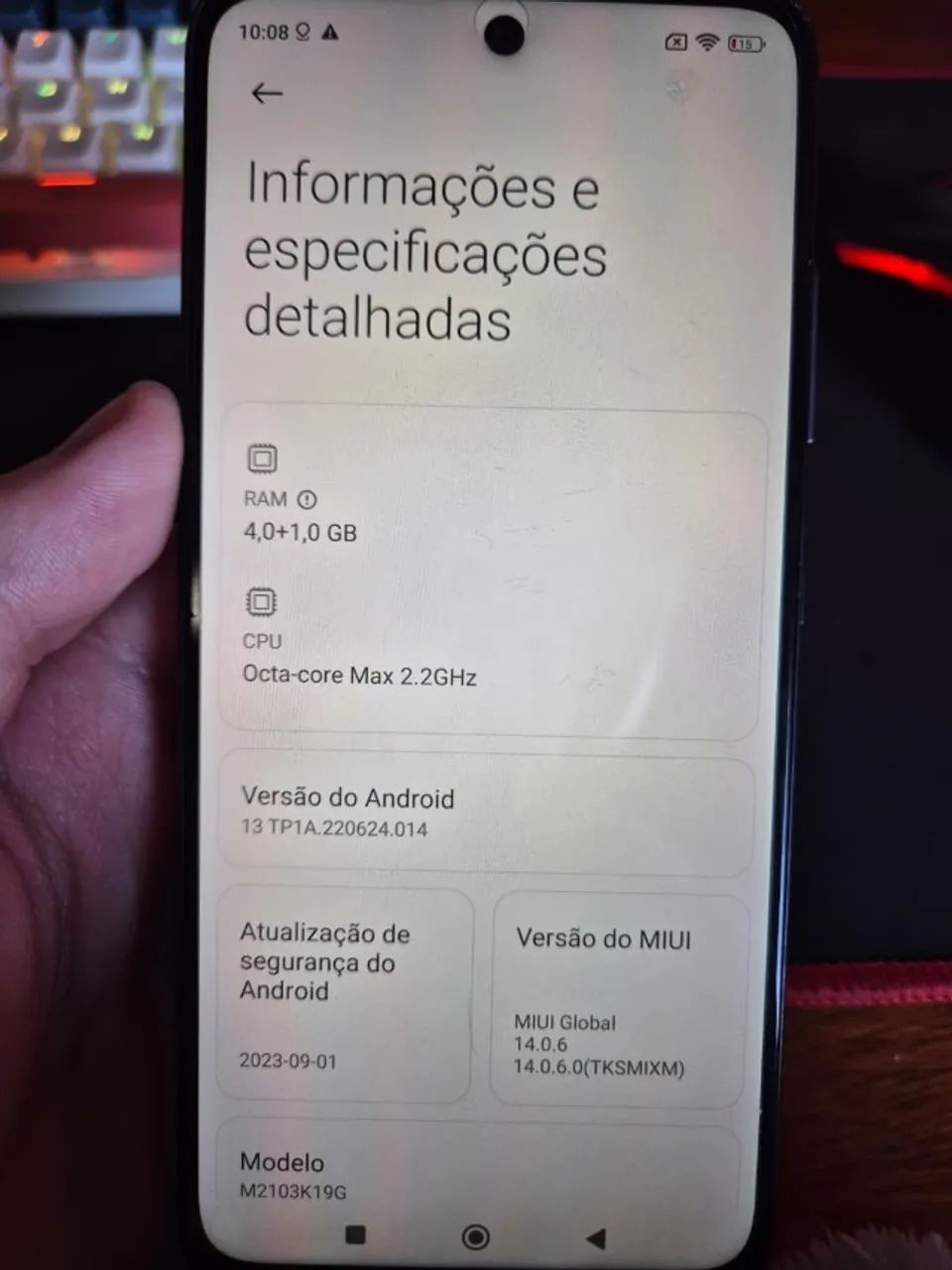 Celular Redmi Note 10 5G Usado - Foto 3