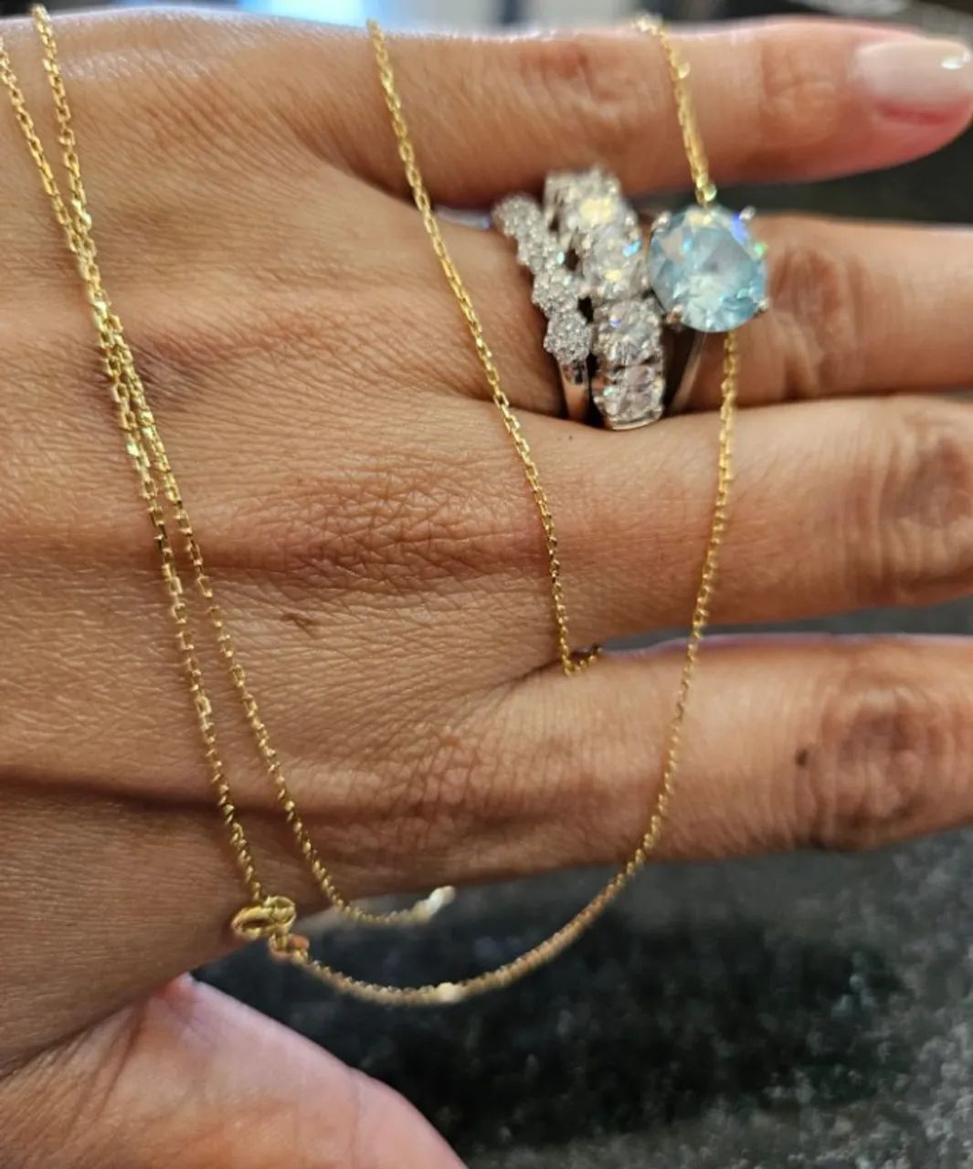 Corrente Elo Cartier 68cm - Ouro Amarelo18k - Foto 3