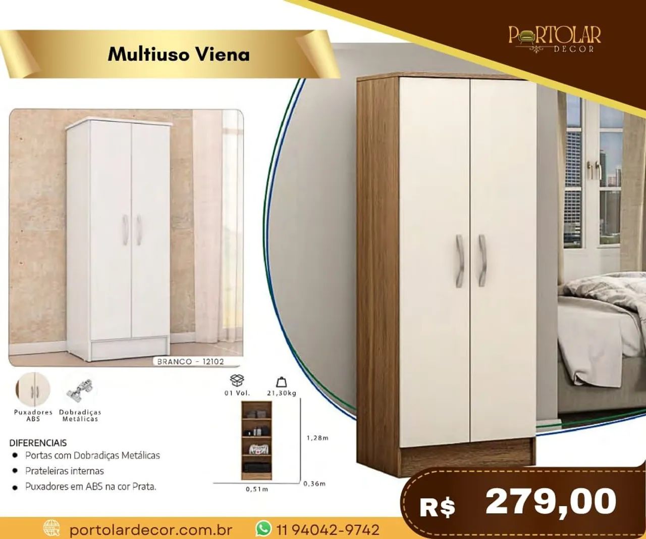 Multiuso Viena - Á pronta entrega 
