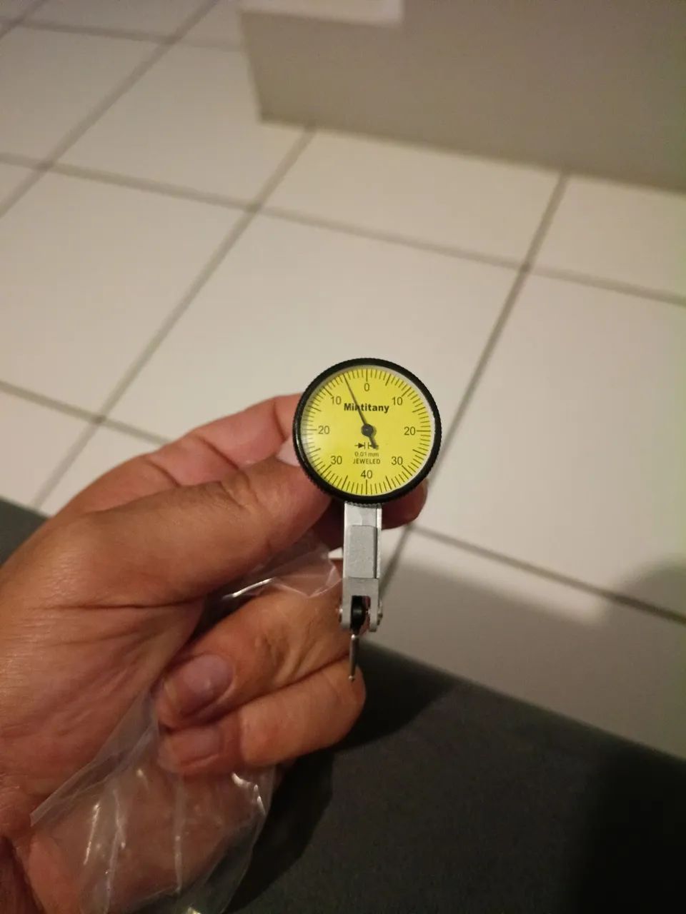 Relógio apalpador