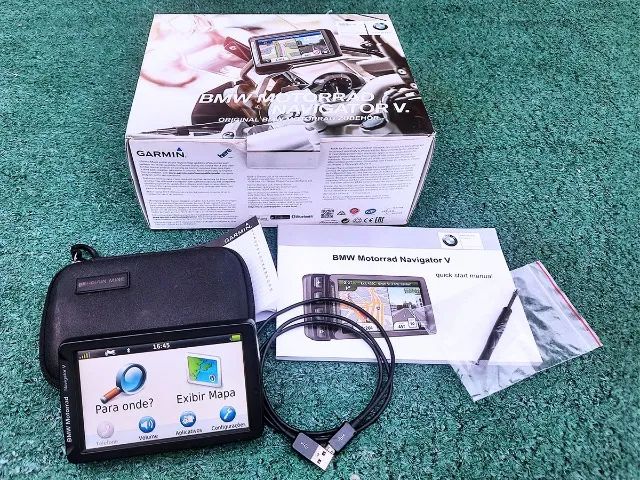 GPS BMW Motorrad Navigator V - Impecável Na Caixa Com Manuais - Foto 3
