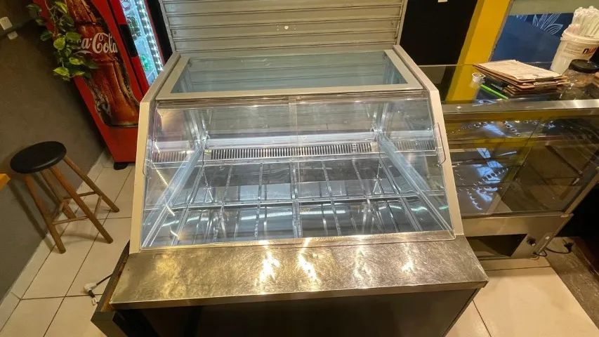 Expositor Vitrine Para Gelato E Sorvetes Gesg-12 Pr Gelopar (Usado) - Foto 4