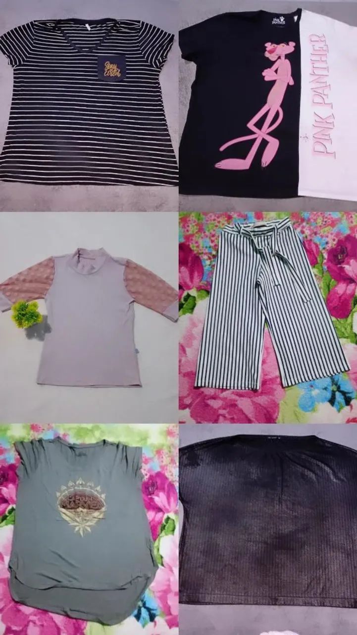 Lote 50 peças roupas - Foto 4