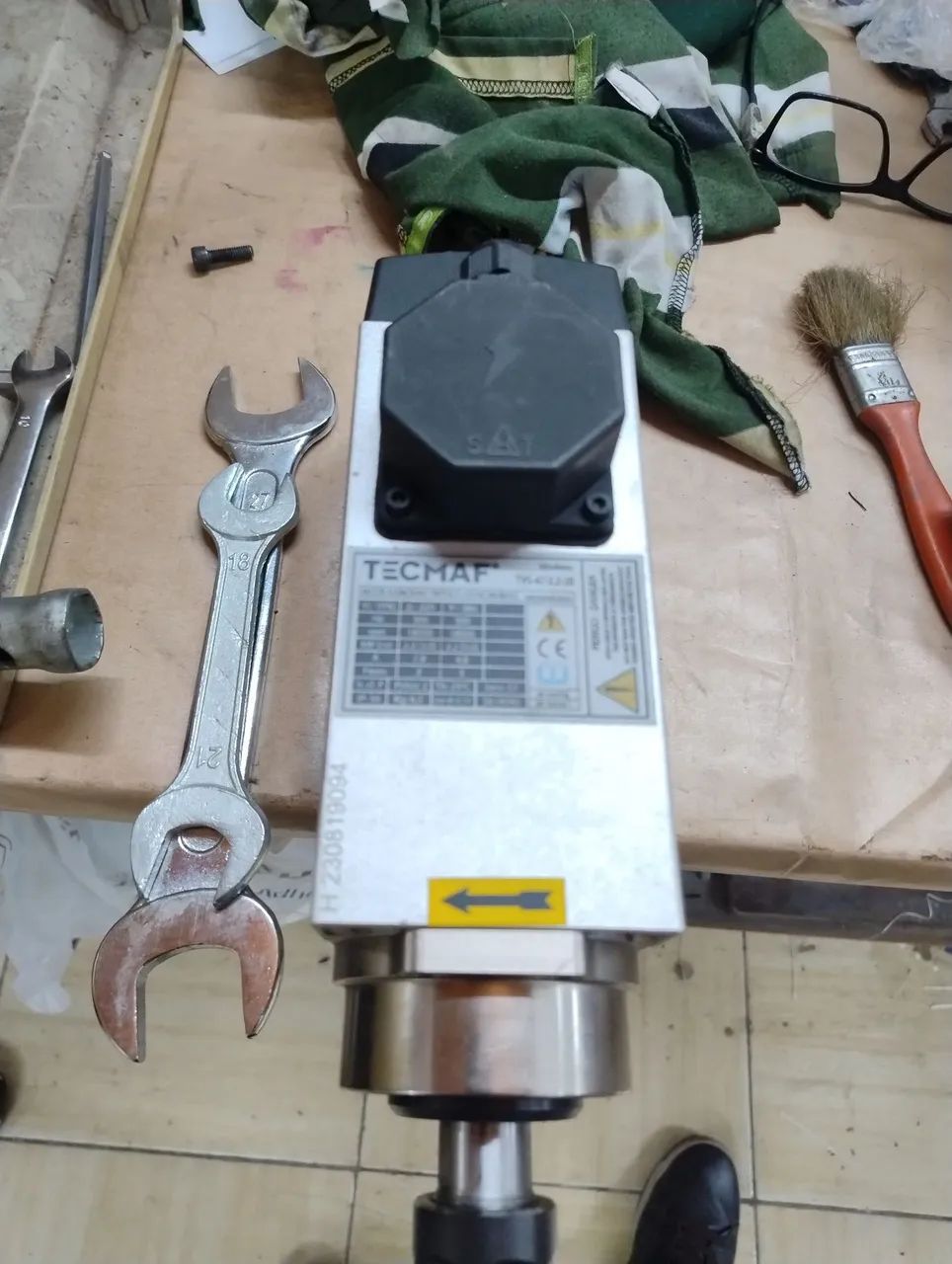 Spindle 3cv techmaf 18000rpm ER20 - sem abas - Foto 2