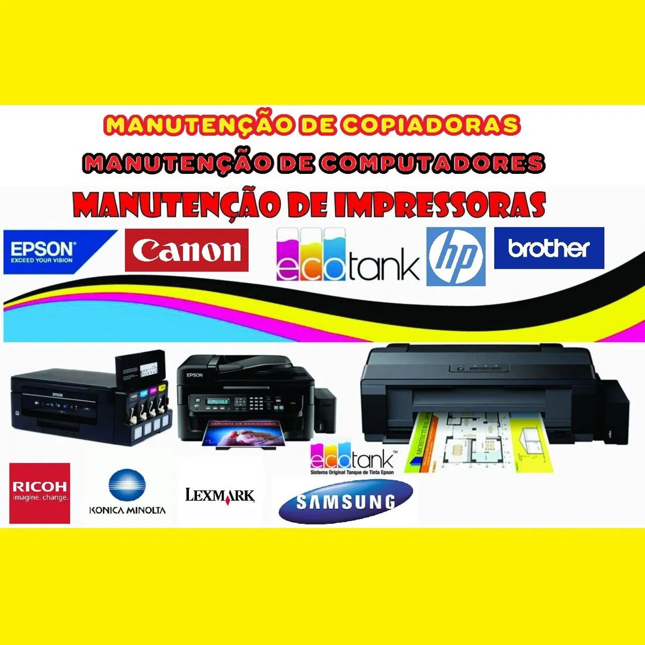 MANUTENÇÃO EM IMPRESSORA COPIADORA  