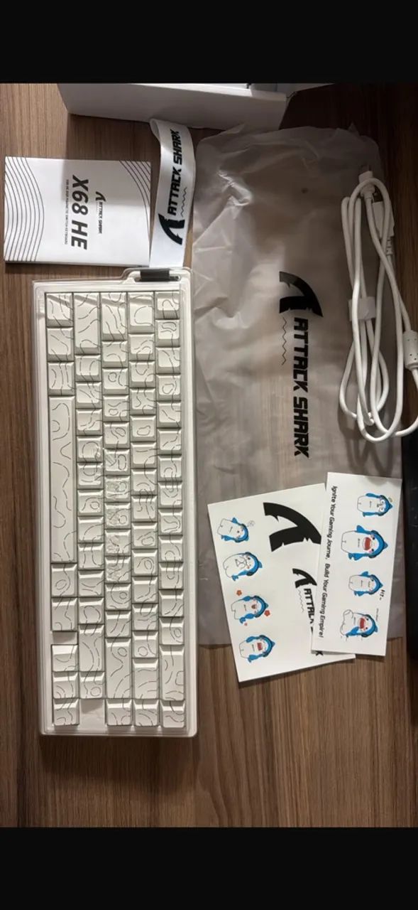 Teclado gamer Switch Magnético Atack Shark 68HE PRO 