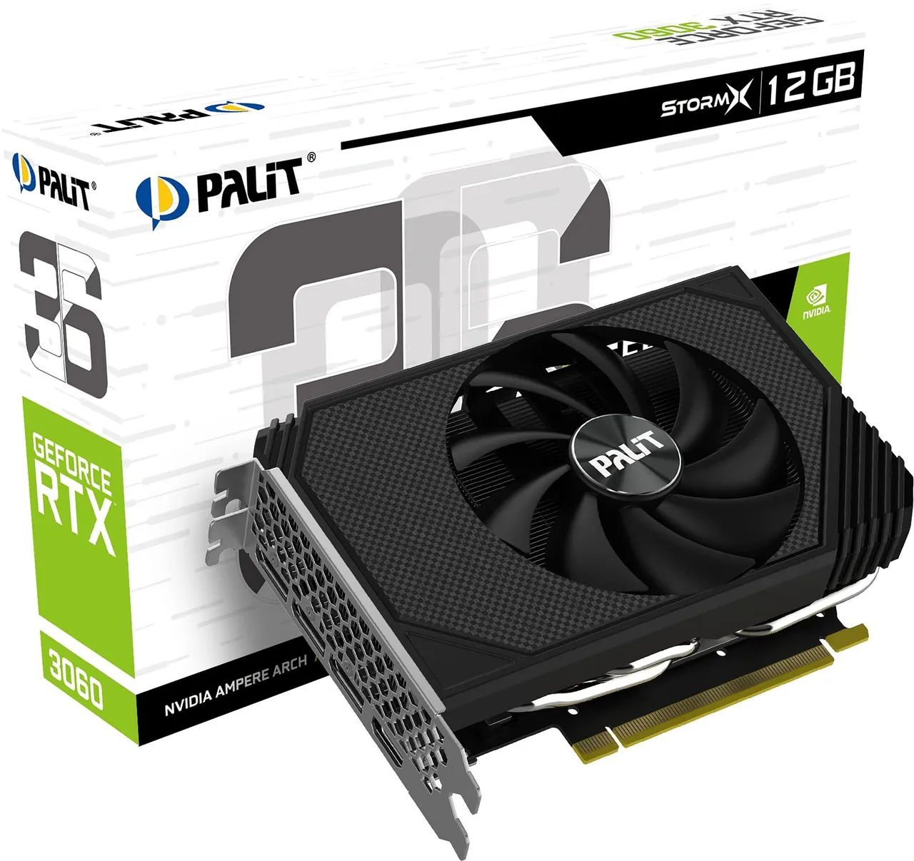 RTX 3060 PALIT 12GB SINGLE FAN - Placas de Vídeo - Boa Vista