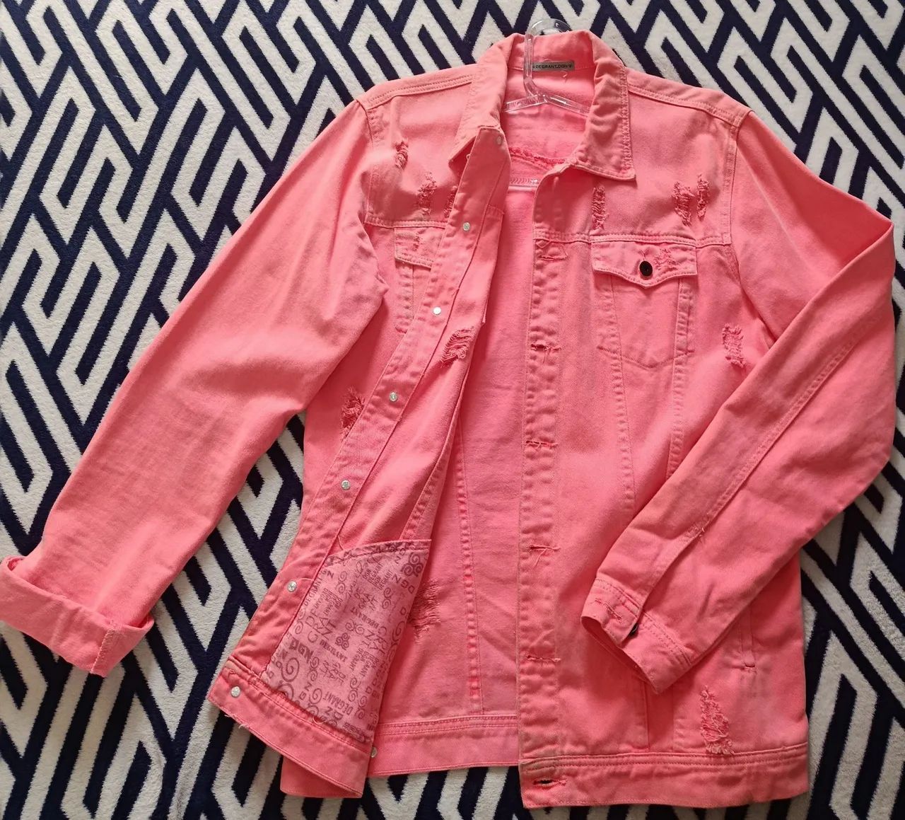Jaqueta Masculina Estilo G Rosa  - Foto 2