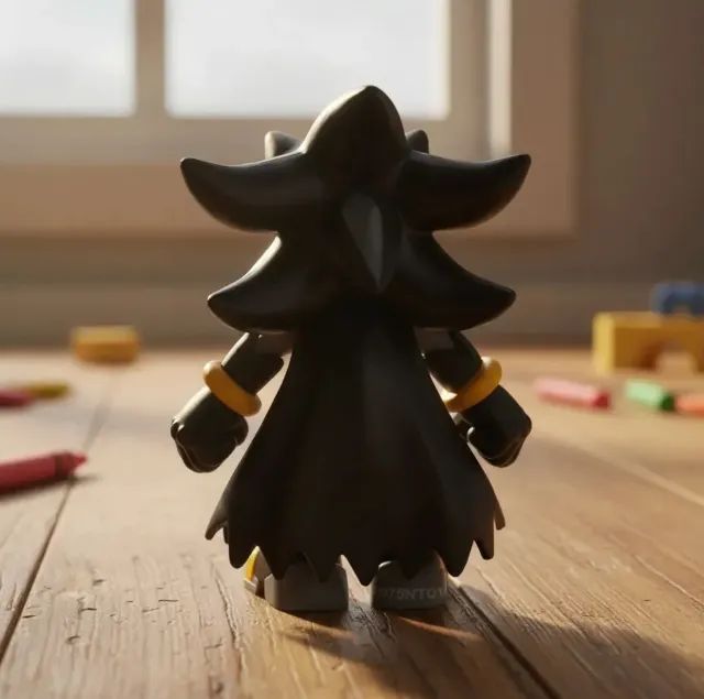 Boneco 6cm Articulado Shadow Batman Sonic Warner - Foto 4