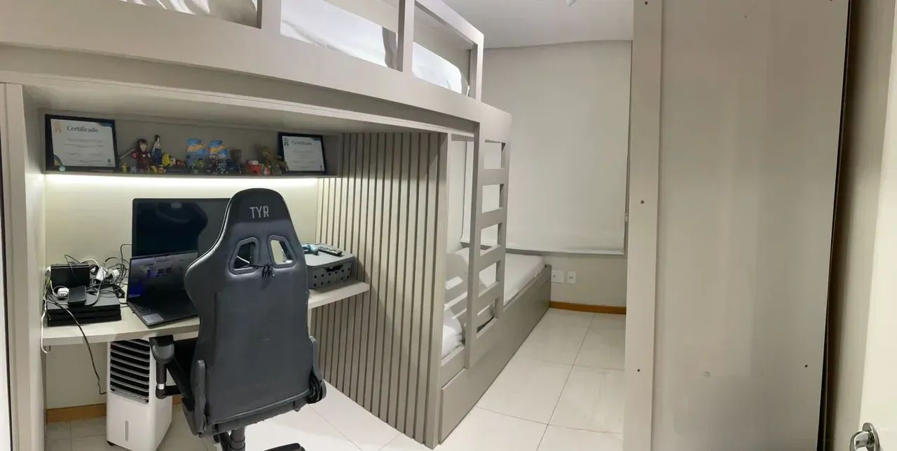 Todo mobiliado e decorado 2 quartos sendo 1 suite - Foto 2
