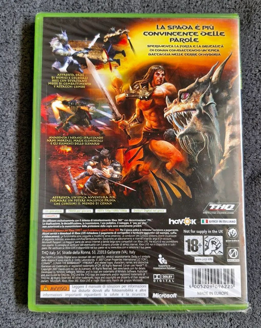 Jogo Conan Xbox novo - Foto 2