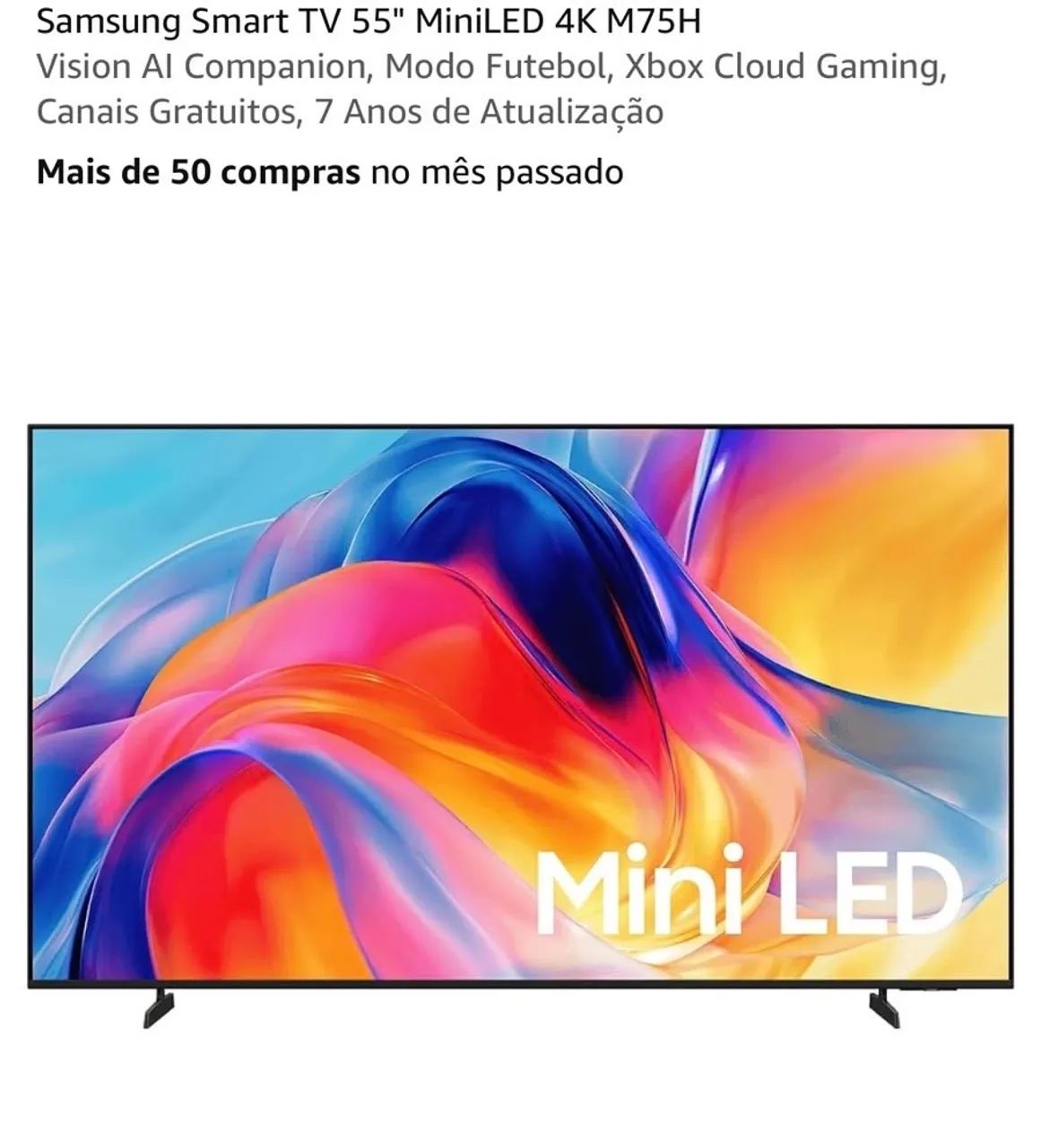 Tv Samsung smart mini led 55 - Foto 4