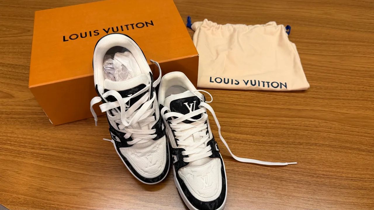  Tênis Louis Vuitton LV Trainer  - Foto 4