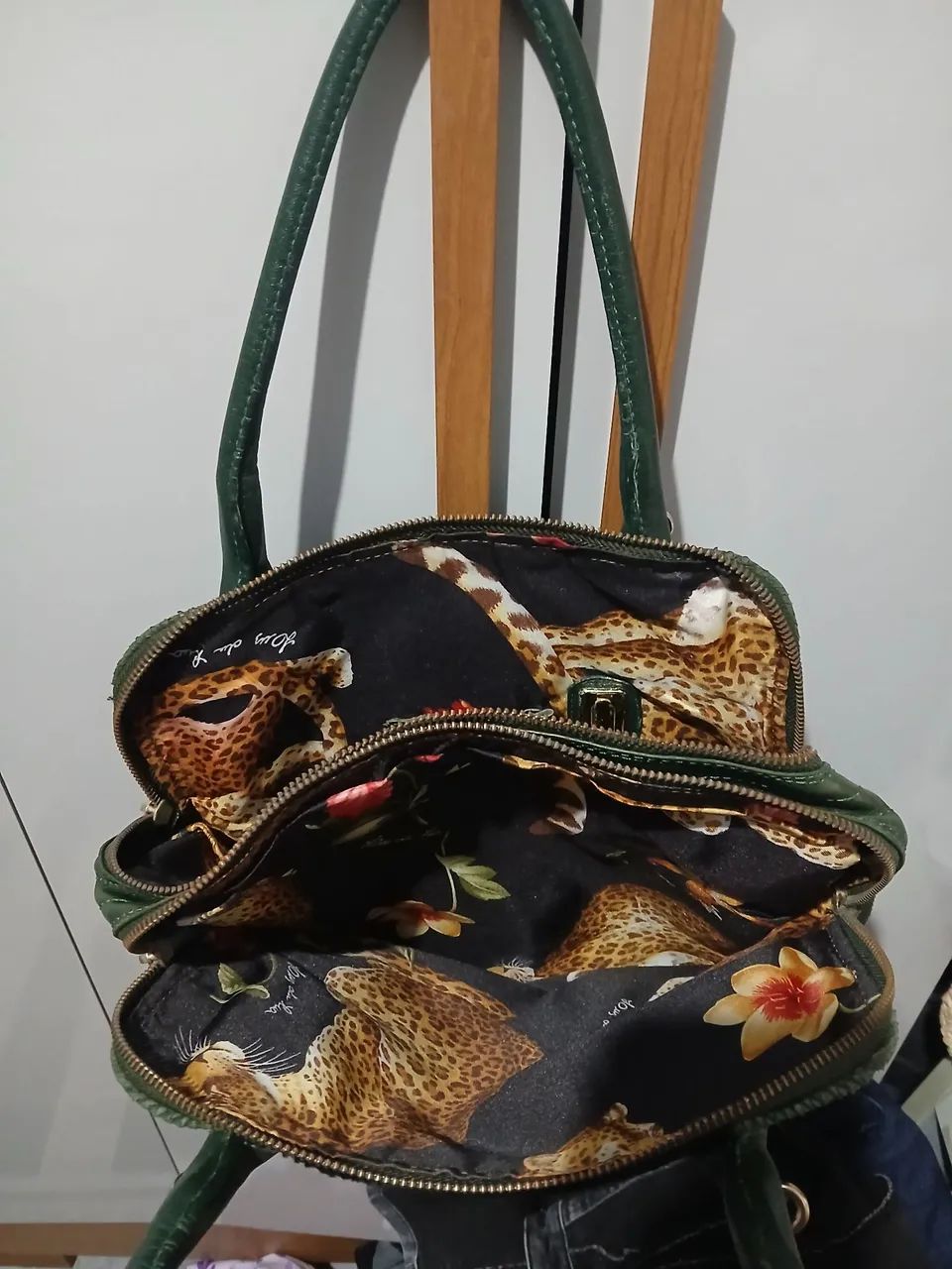 Bolsa luz da lua linda de couro - Foto 2